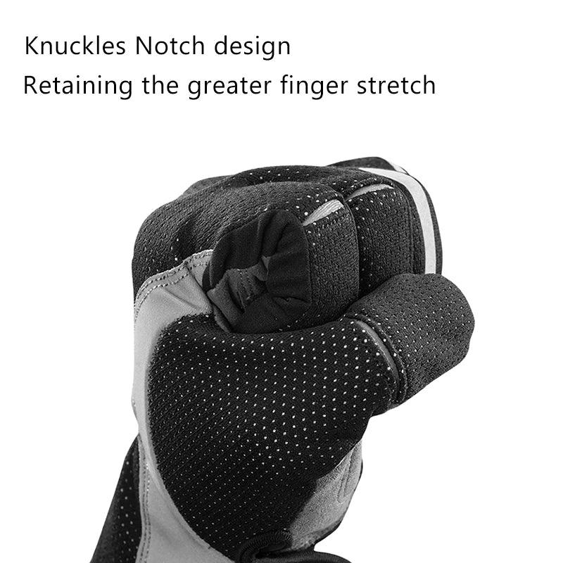 ROCKBROS Touch Screen Cycling Gloves Autumn Winter Thermal Windproof Bicycle Gloves Keep Warm Thick Sport Glove Bike Accessories