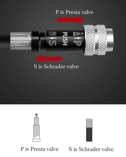 ROCKBROS Bike Bicycle Pump Aluminum Alloy 150PSI/260PSI High Pressure Mini Air Pump For Bike Cycling Tire Inflator MTB