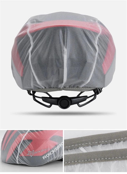 ROCKBROS Windproof  Waterproof Dust-proof Rain Cover MTB Road Bike Bicycle Helmet Cover Cycling Helmets Covers New, 4 Colors