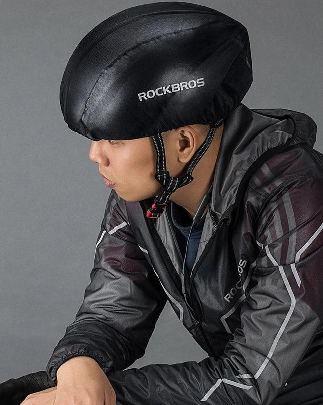 ROCKBROS Cycling Bike Helmets Rain Covers Windproof Waterproof Dust-proof Rain Cover MTB Road Bike Bicycle Helmet Protect Cover