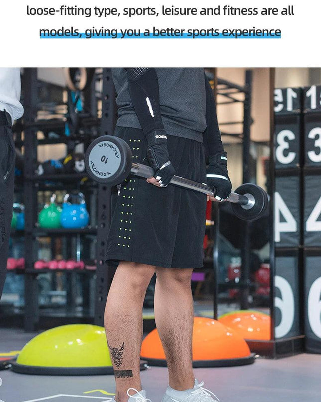 ROCKBROS Running Shorts Unisex Clothing Exercise Gym Shorts Spandex Jogging Fitness Breathable Cycling Outdoor Sports Asian Size
