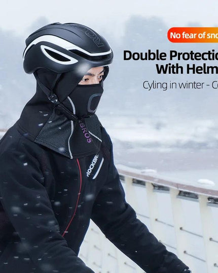 ROCKBROS Cyling Mask Winter Scarf Keep Warm Moto Mask Balaclava Fishing Skiing Mask Bicycle Scarf Motorcycle Scarf Bike Hat