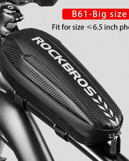 ROCKBROS Hard Shell Front Frame Scooter Hanging Bag Waterproof MTB Road Bike Folding Bag Multifunctional Electric Bicycle Bag
