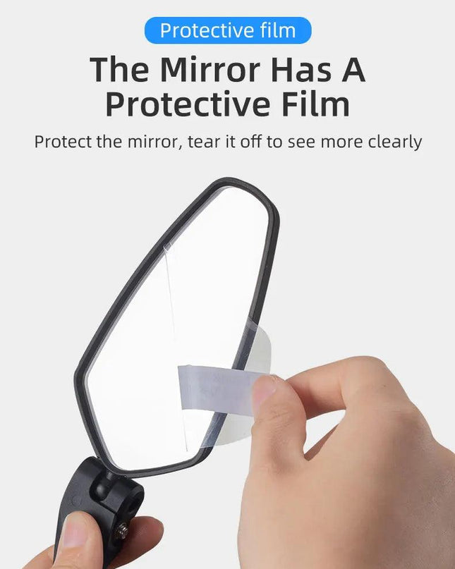 ROCKBRSO HD View MTB Road Bike Mirrors 360 Angle Adjustable Handlebar Wide Range Rearview Mirror For Motorcycle Accessories