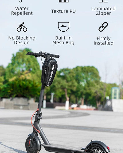ROCKBROS Hard Shell Front Frame Scooter Hanging Bag Waterproof MTB Road Bike Folding Bag Multifunctional Electric Bicycle Bag