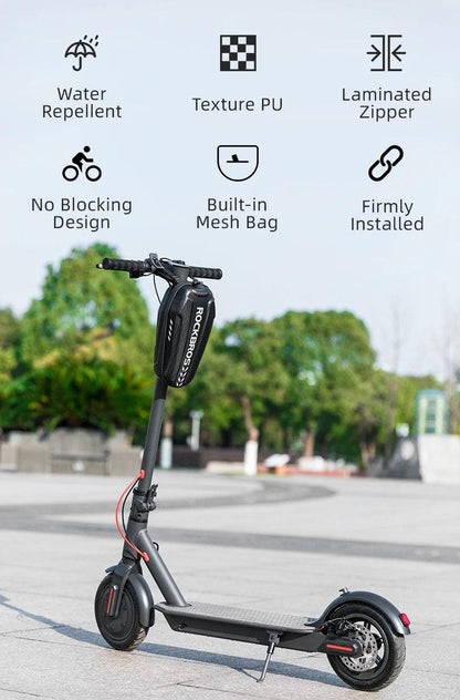 ROCKBROS Hard Shell Front Frame Scooter Hanging Bag Waterproof MTB Road Bike Folding Bag Multifunctional Electric Bicycle Bag