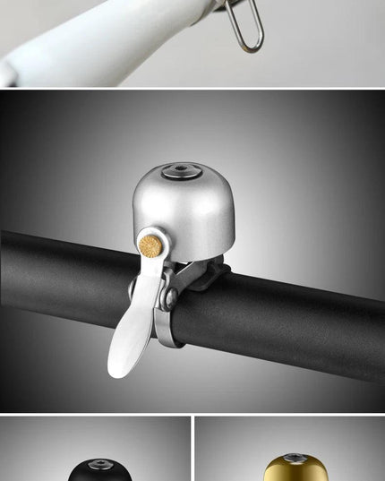ROCKBROS Bicycle Vintage Brass Bell Ring Clear Sound Quality MTB Road Bike Retro Bell Cycling Children Horn Kid Bike Accessories