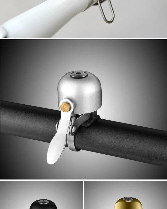 ROCKBROS Bicycle Vintage Brass Bell Ring Clear Sound Quality MTB Road Bike Retro Bell Cycling Children Horn Kid Bike Accessories