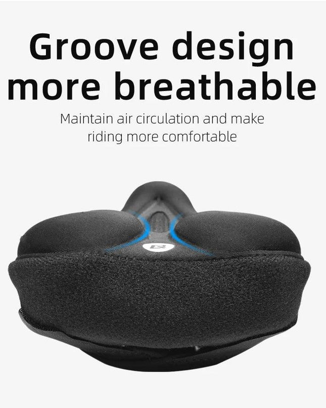 ROCKBROS Silicone Bicycle Saddle Hollow Breathable MTB Bike Seat Cushion Cover Mat Silica gel Saddle Cycling Accessories Part
