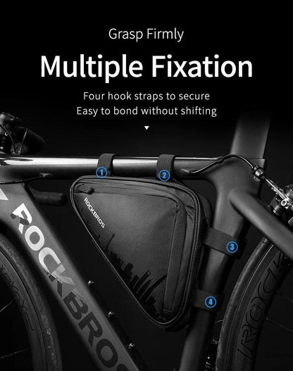 ROCKBROS Bike Bicycle Front Frame Triangle Bag Ultra-light Tube Small Packet Repair Tool Pouch Cycling Outdoor Sports Accessory