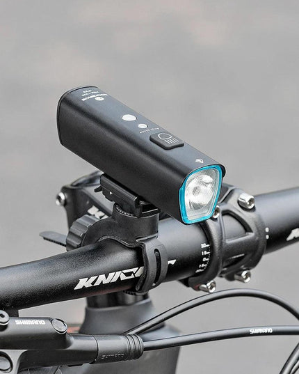 ROCKBROS 1000Lumen Bike Light Smart Vibration Sensing Bike Lamp 5Modes Bicycle Headlight LED Flashlight Lantern Bike Accessories