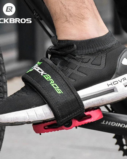 ROCKBROS Bike Pedal Cover Cycling Pedal Foot Strap Ultralight Anti-slip Pedal Belt High Strength Double-side Bicycle Accessories