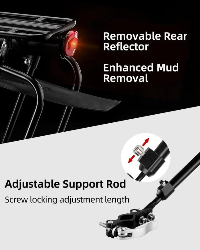 ROCKBROS Bicycle Rack MTB Road Bike Shelf Aluminum Alloy Bike Rack Quick Release Manned Rear Tailstock Bicycle Accessories