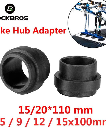 ROCKBROS 1 Pair Bicycle Front fork Hub Adapters 5/9/12/15x100mm 15x110mm For Car Roof-Top Carrier Adapters Bike Hub Accessories