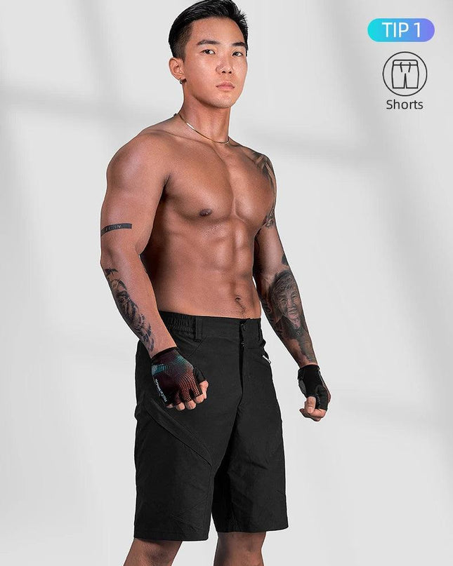 ROCKBROS Men's Tracksuit Gym Fitness Compression Sports Suit Clothes Running Jogging Sportwear Exercise Workout Tights 5 Pcs/Set
