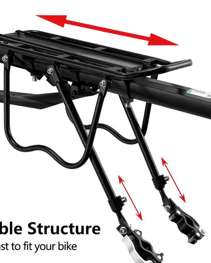 ROCKBROS Bicycle Rack MTB Road Bike Shelf Aluminum Alloy Bike Rack Quick Release Manned Rear Tailstock Bicycle Accessories