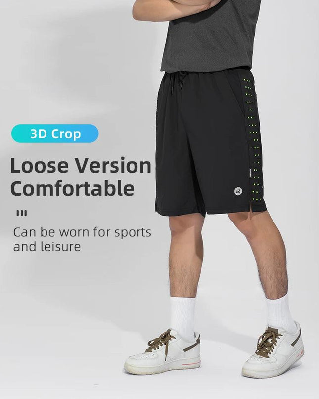 ROCKBROS Running Shorts Unisex Clothing Exercise Gym Shorts Spandex Jogging Fitness Breathable Cycling Outdoor Sports Asian Size