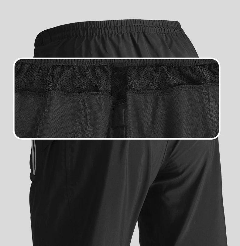 ROCKBROS Cycling Pants Waterproof Men Women Breathable Trousers Bike Pants Anti-sweat Clothings Elastic Sport Fitness Bike Pants