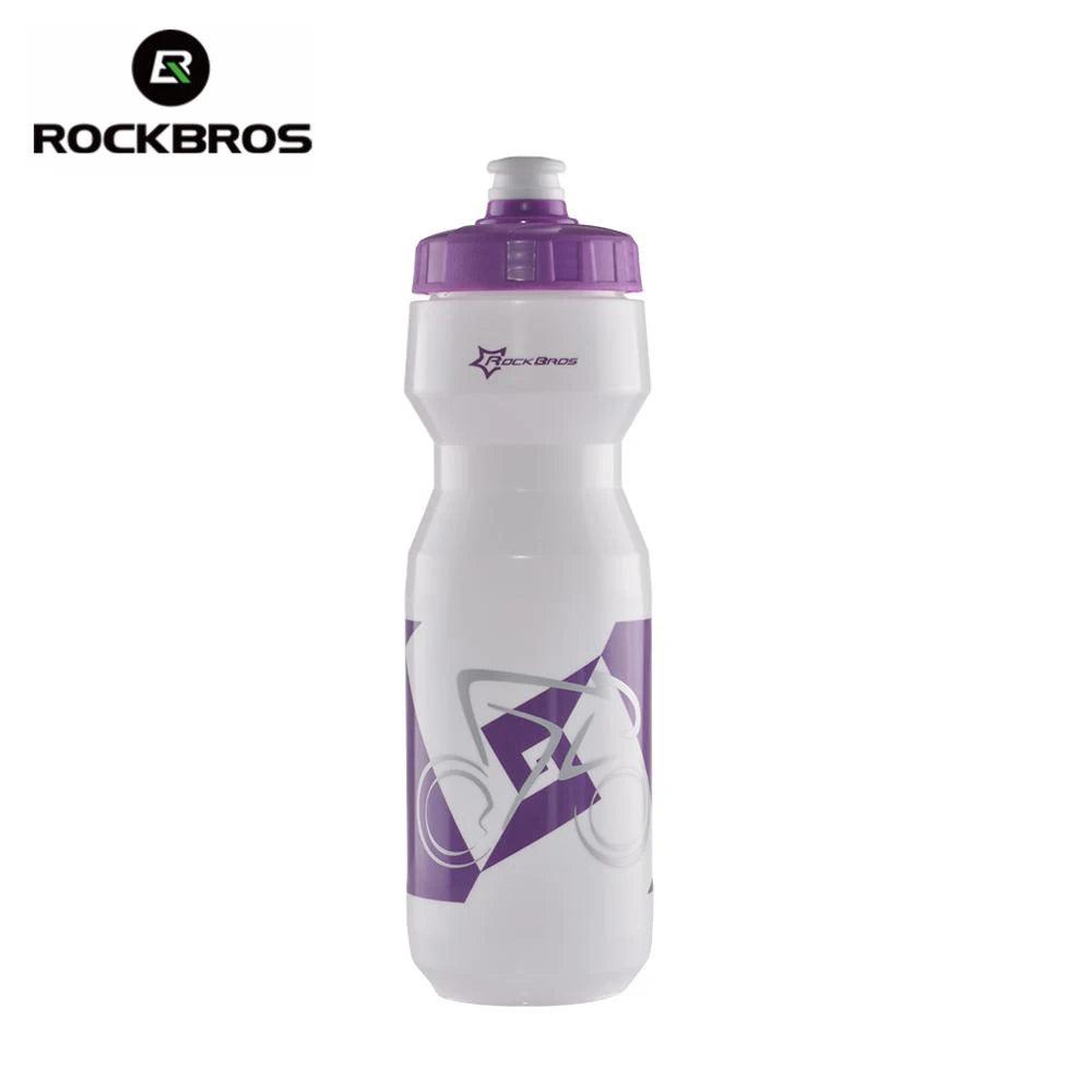 ROCKBROS Bicycle Bottle Mountain Bike Water Drink Bottle Outdoor Sports Plastic Portable Large Capacity Cycling Water Bottle