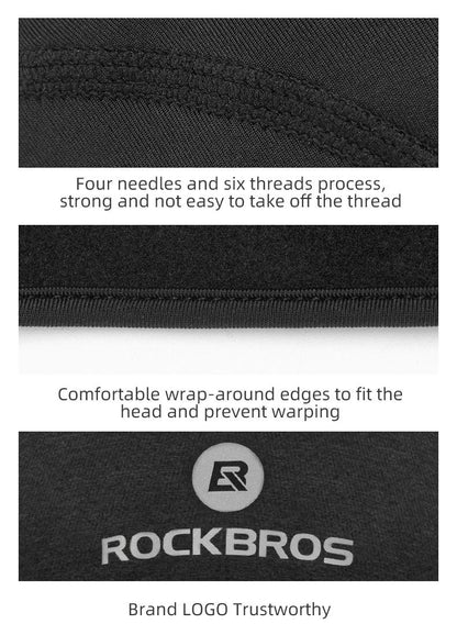 ROCKBROS Cycling Cap Winter Caps Keep warm Cap Bandana Sports Ski Running Headband Windproof Bicycle Cap Men Riding Head Cap