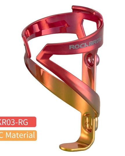ROCKBROS MTB Bike PC Bottle Cage Toughness Integrally Molded Electroplating Ductility Bottle Holder 3 Colors Bicycle Accessories