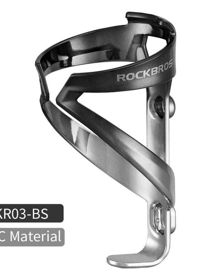ROCKBROS MTB Bike PC Bottle Cage Toughness Integrally Molded Electroplating Ductility Bottle Holder 3 Colors Bicycle Accessories