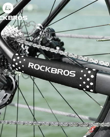 ROCKBROS Bicycle Chain Protection Cycling Ultralight Chain Guard Cover Quick Dry Chain Protector Stay Rear Fork Bike Accessories