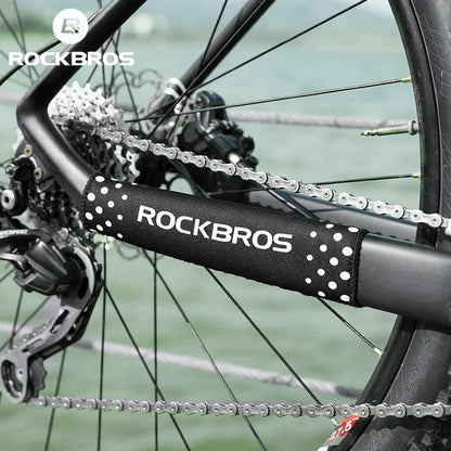 ROCKBROS Bicycle Chain Protection Cycling Ultralight Chain Guard Cover Quick Dry Chain Protector Stay Rear Fork Bike Accessories