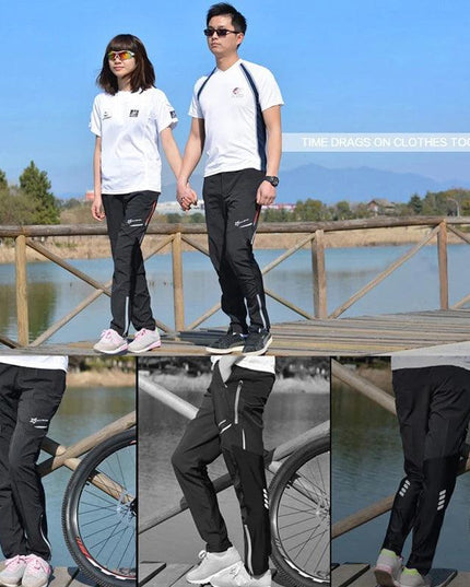 ROCKBROS Bike Cycling Pants Men Women Sport Breathable Summer Reflective Pants Riding  Bicycle Bike Fishing Fitness Trousers