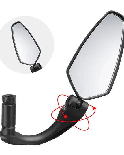 ROCKBRSO HD View MTB Road Bike Mirrors 360 Angle Adjustable Handlebar Wide Range Rearview Mirror For Motorcycle Accessories