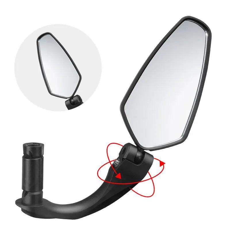 ROCKBRSO HD View MTB Road Bike Mirrors 360 Angle Adjustable Handlebar Wide Range Rearview Mirror For Motorcycle Accessories