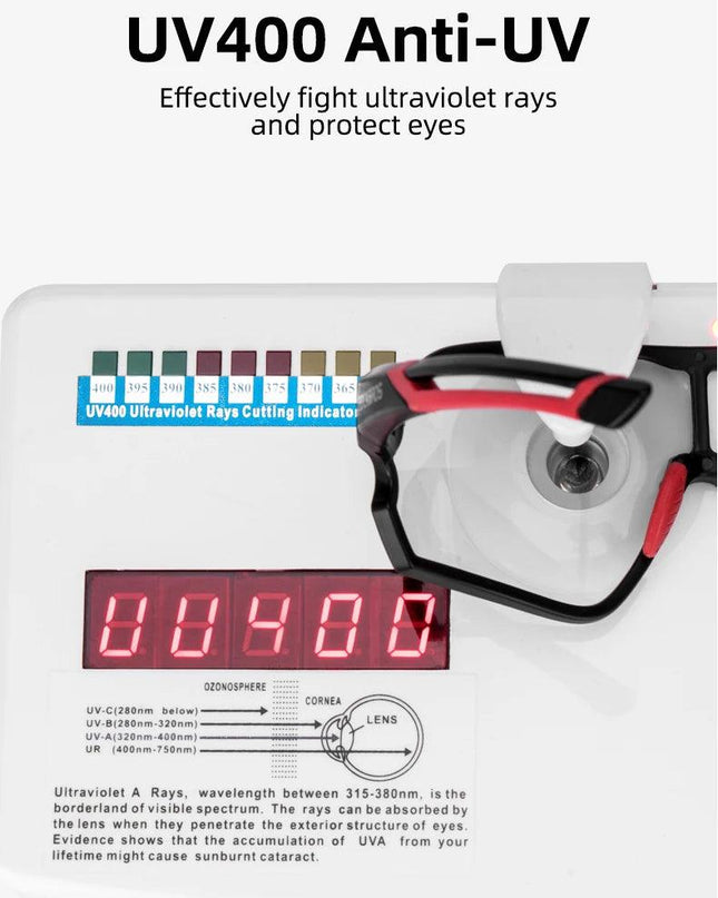 ROCKBROS Cycling Glasses Photochromic MTB Road Bike Glasses UV400 Protection Sunglasses Ultra-light Sport Safe Eyewear Equipment