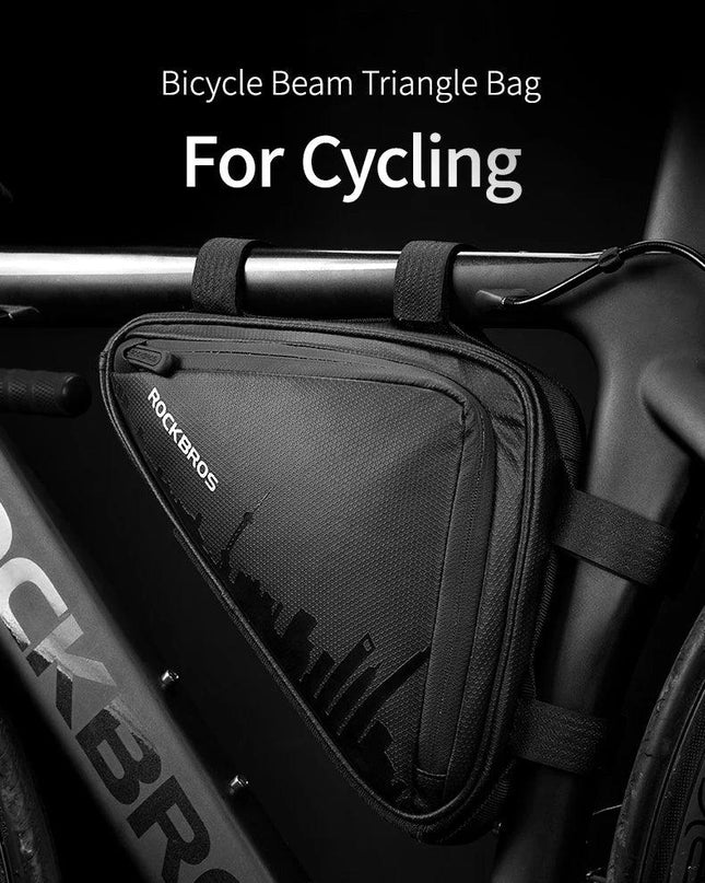 ROCKBROS Bike Bicycle Front Frame Triangle Bag Ultra-light Tube Small Packet Repair Tool Pouch Cycling Outdoor Sports Accessory