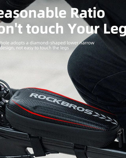 ROCKBROS Hard Shell Front Frame Scooter Hanging Bag Waterproof MTB Road Bike Folding Bag Multifunctional Electric Bicycle Bag
