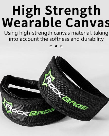 ROCKBROS Bike Pedal Cover Cycling Pedal Foot Strap Ultralight Anti-slip Pedal Belt High Strength Double-side Bicycle Accessories