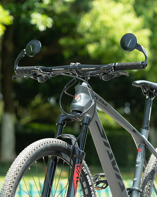 ROCKBRSO HD View MTB Road Bike Mirrors 360 Angle Adjustable Handlebar Wide Range Rearview Mirror For Motorcycle Accessories
