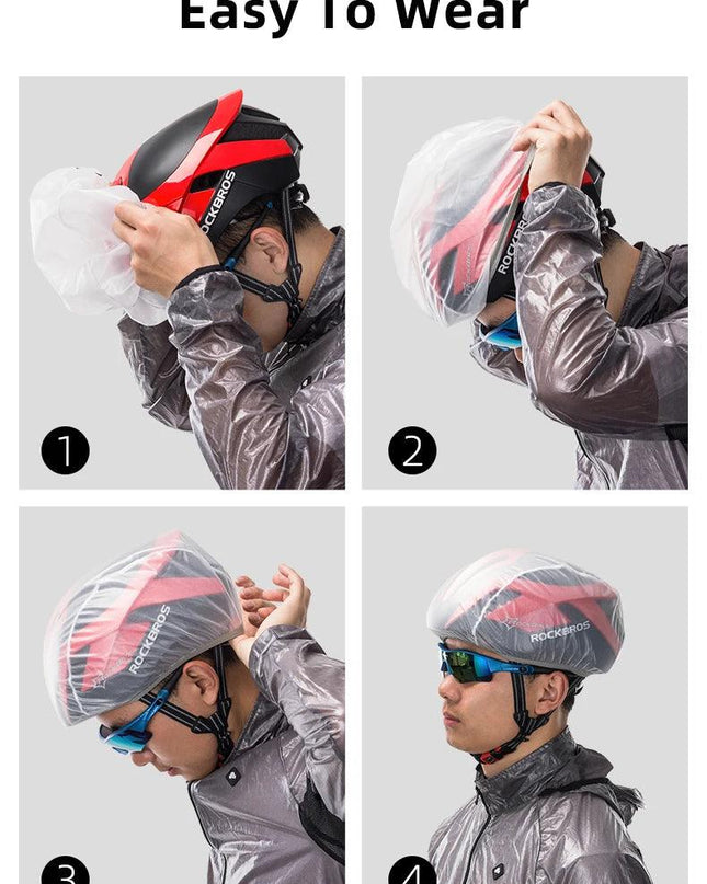 ROCKBROS Cycling Bike Helmets Rain Covers Windproof Waterproof Dust-proof Rain Cover MTB Road Bike Bicycle Helmet Protect Cover
