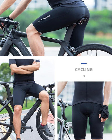ROCKBROS 3D Summer MTB Bike Shorts Men Women Breathable Sponge Shock Absorption Cycling Shorts Moisture Wicking Sport Pants 2020