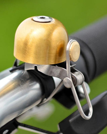 ROCKBROS Bicycle Vintage Brass Bell Ring Clear Sound Quality MTB Road Bike Retro Bell Cycling Children Horn Kid Bike Accessories