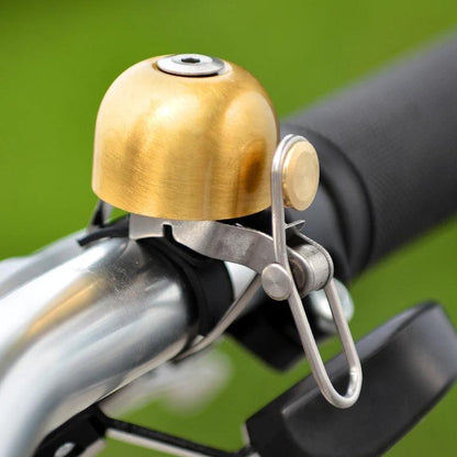 ROCKBROS Bicycle Vintage Brass Bell Ring Clear Sound Quality MTB Road Bike Retro Bell Cycling Children Horn Kid Bike Accessories