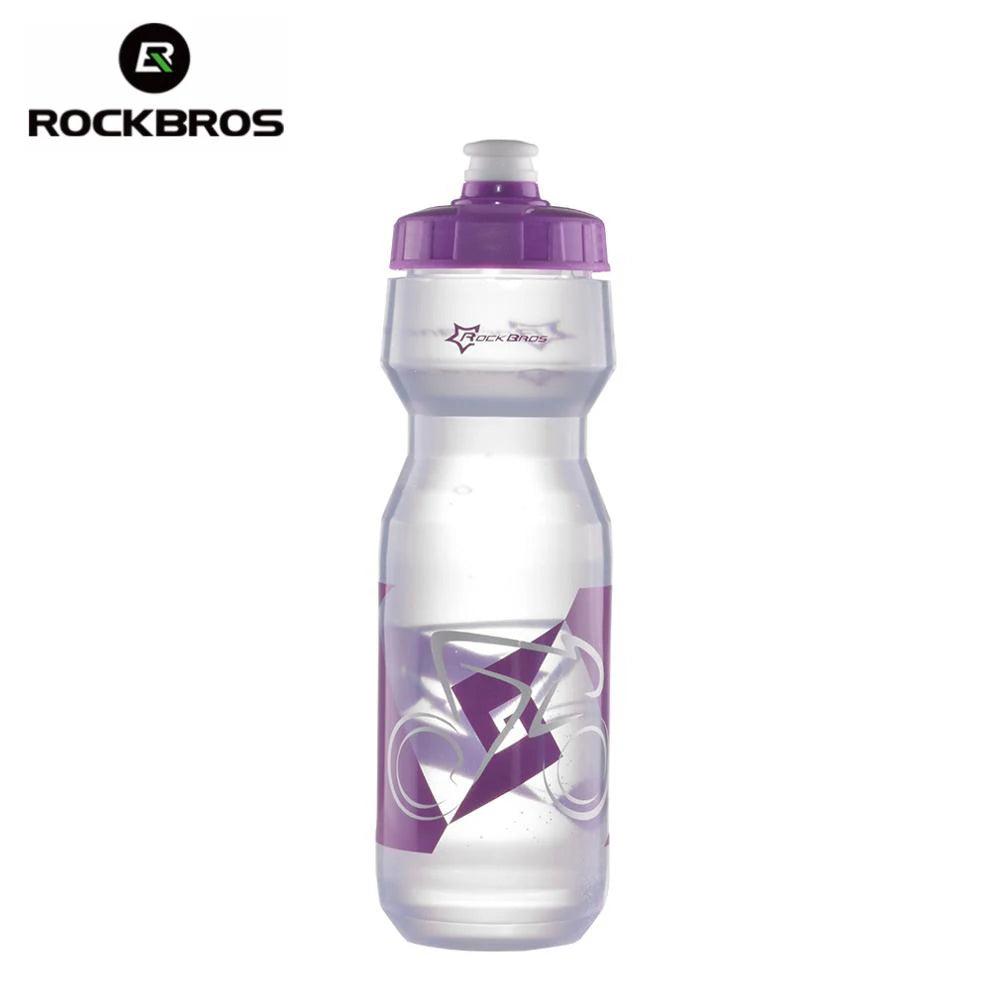 ROCKBROS Bicycle Bottle Mountain Bike Water Drink Bottle Outdoor Sports Plastic Portable Large Capacity Cycling Water Bottle