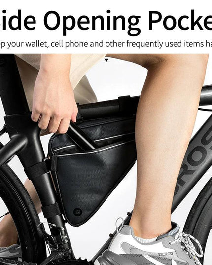 ROCKBROS Bike Bicycle Front Frame Triangle Bag Ultra-light Tube Small Packet Repair Tool Pouch Cycling Outdoor Sports Accessory