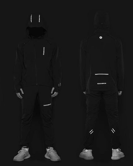 ROCKBROS Men's Cycling Clothing Sets Spring Autumn Breathable Cycling Jacket Comfortable Thin Unisex Outdoor Sport Suit EUR Size