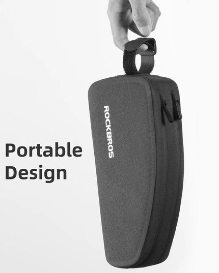 ROCKBROS Bicycle Bag Waterproof Cycling Top Front Tube Frame Bag Large Capacity MTB Road Bicycle Pannier Black Bike Accessories