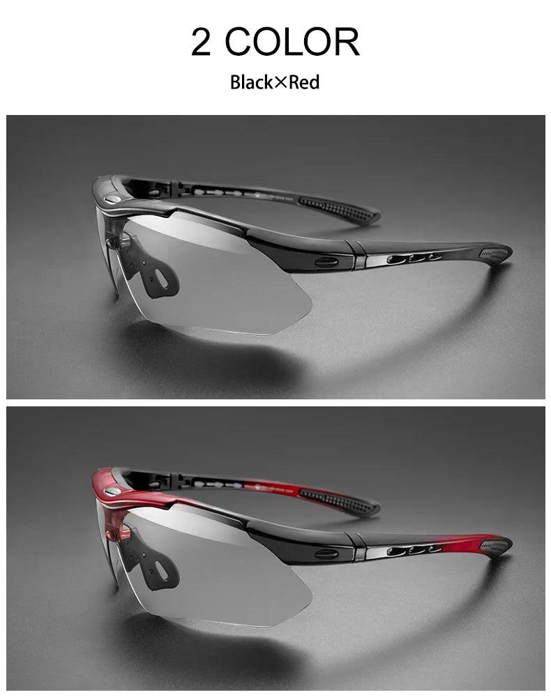 ROCKBROS Cycling Glasses Photochromic Bicycle Sports Sunglasses Men Women UV400 MTB Road Bike Goggles Ultralight Outdoor Eyewear