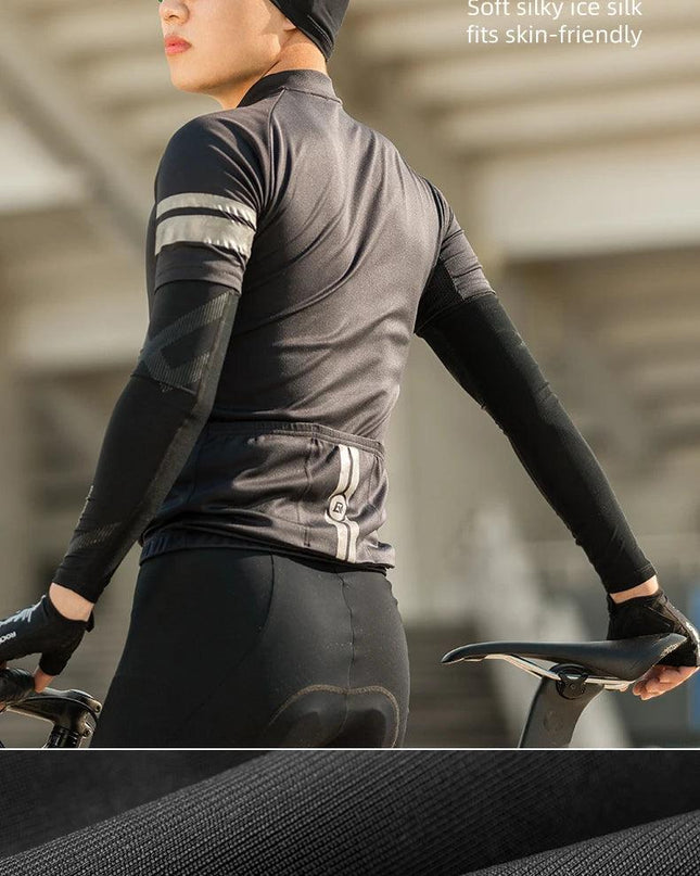 ROCKBROS Cycling Women Men's Cap Balaklava With Glasses Holes Anti-uv High Elasticity Breathable Reflective Bandana Cycling Hat