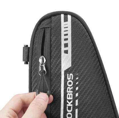 ROCKBROS 1.2LBicycle Bag Side Pockets Twill ToxturoTube Triangle Bag Ride Without Touch Lengs Reflective Bag Bike Accessories