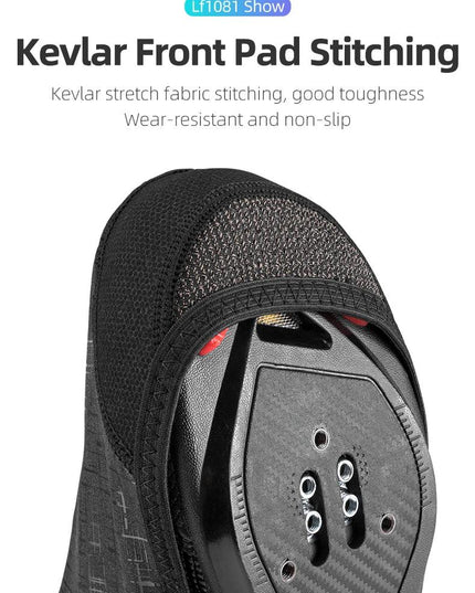 ROCKBROS Winter Waterproof Cycling Shoe Cover Reflective Thermal Elastic Rainproof Bike Shoe Cover Cycling Overshoes Boot Covers