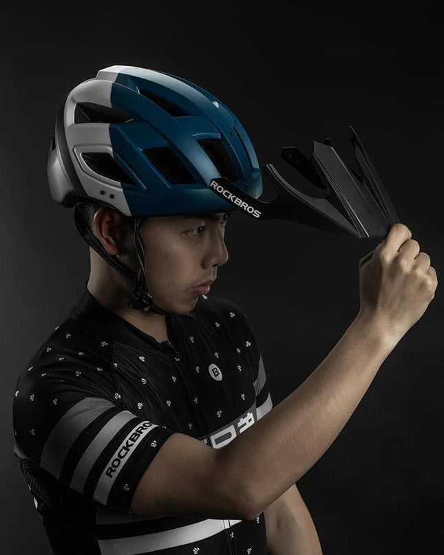 ROCKBROS Electric Bicycle Helmet Men Women Breathable Shockproof MTB Road Bike Safety Helmet Cycling Aero Helmet Bike Equipment