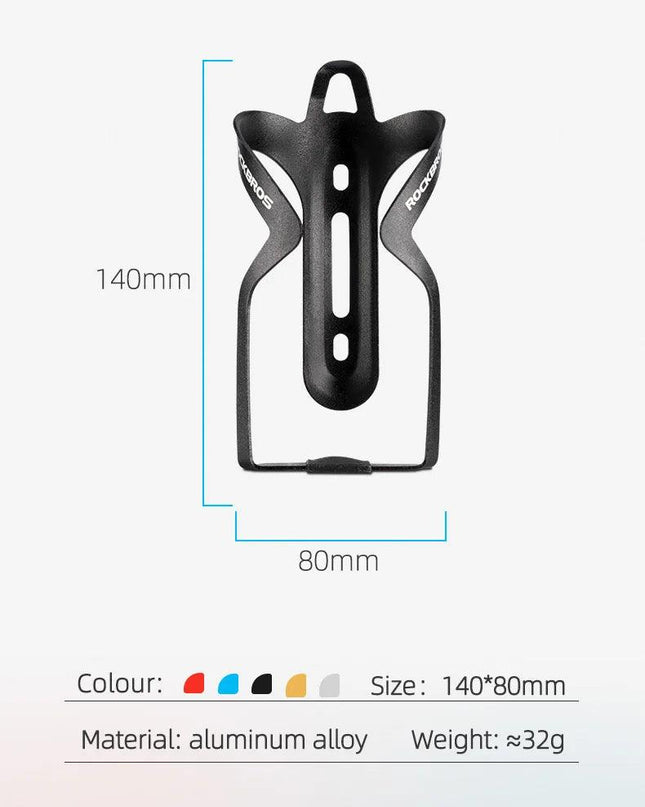 ROCKBROS Bike Bottle Holder Aluminum Alloy One Piece Water Cup Bicycle Mount Ultralight Rack MTB Road Cycling Cage Bracket Parts
